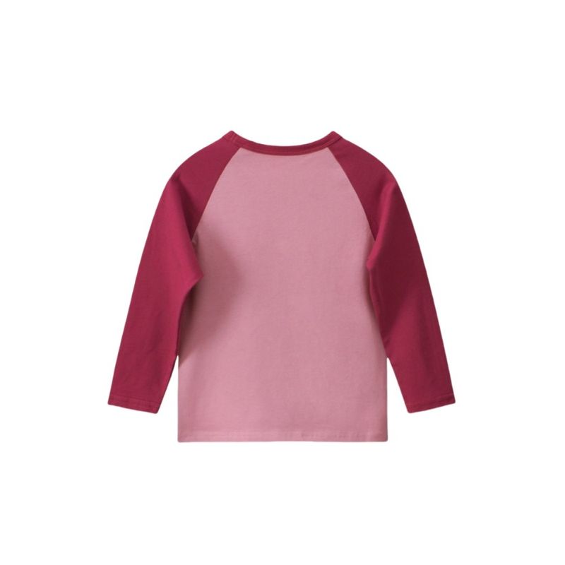27home Children's Clothing Girl Long Sleeves T-Shirt Spring and Autumn Kids Rabbit Bottoming Shirt Baby Pure Cotton Raglan Sleeve Clothes