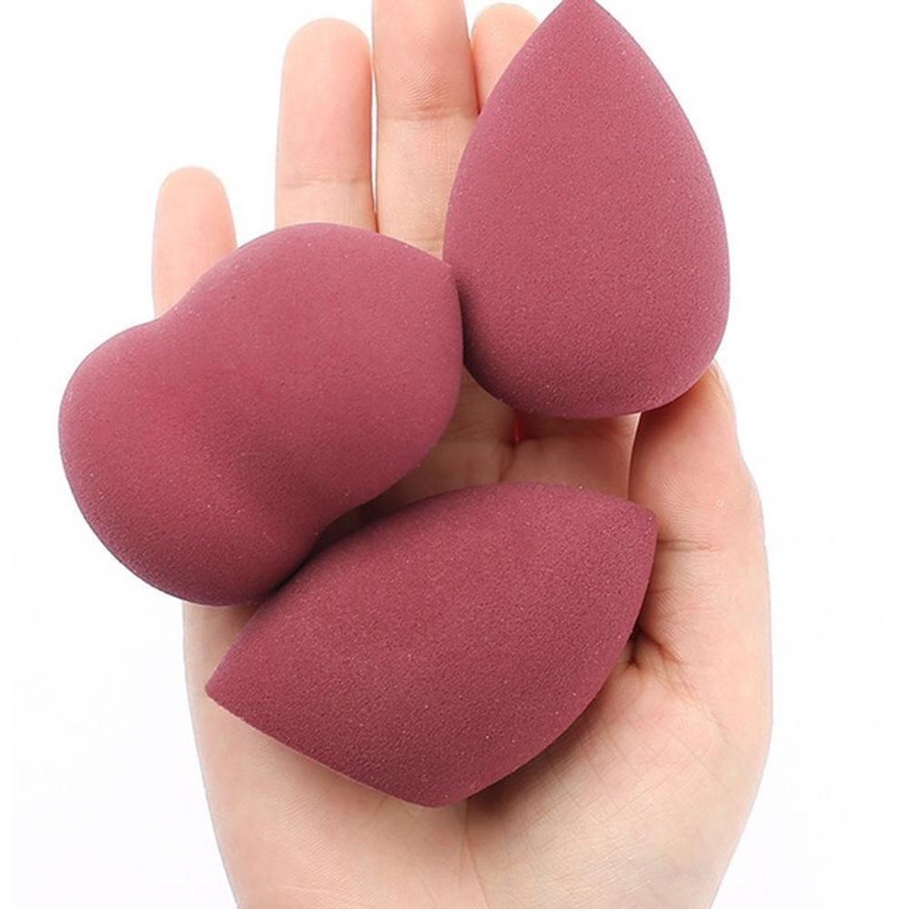 3Pcs Makeup Multi-color Cosmetic Tools Sponge Puff Blending Sponges Foundation Powder Blender Puff