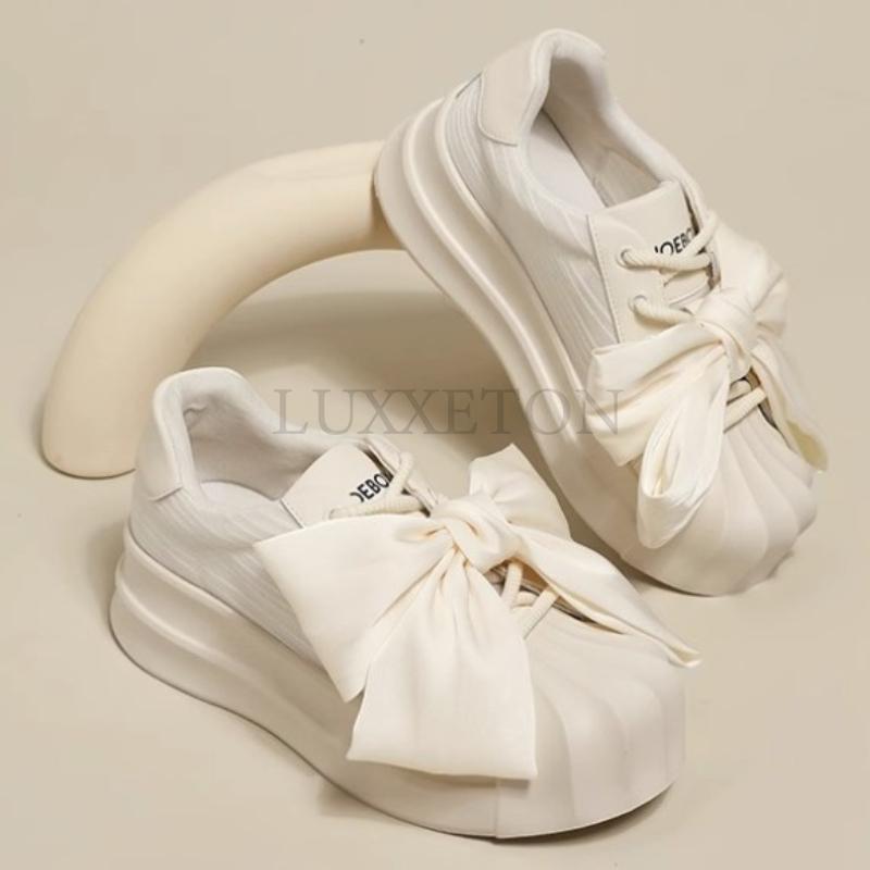 Роскошные низкие женские туфли из вулканизированной кожи, осенние новые повседневные туфли из кожи, корейские дышащие женские кроссовки на шнуровке