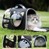 Рюкзаки для переноски кошек, сумки для переноски домашних животных для маленьких собак, прозрачные окна, дышащие переноски для собак и кошек для путешествий на открытом воздухе