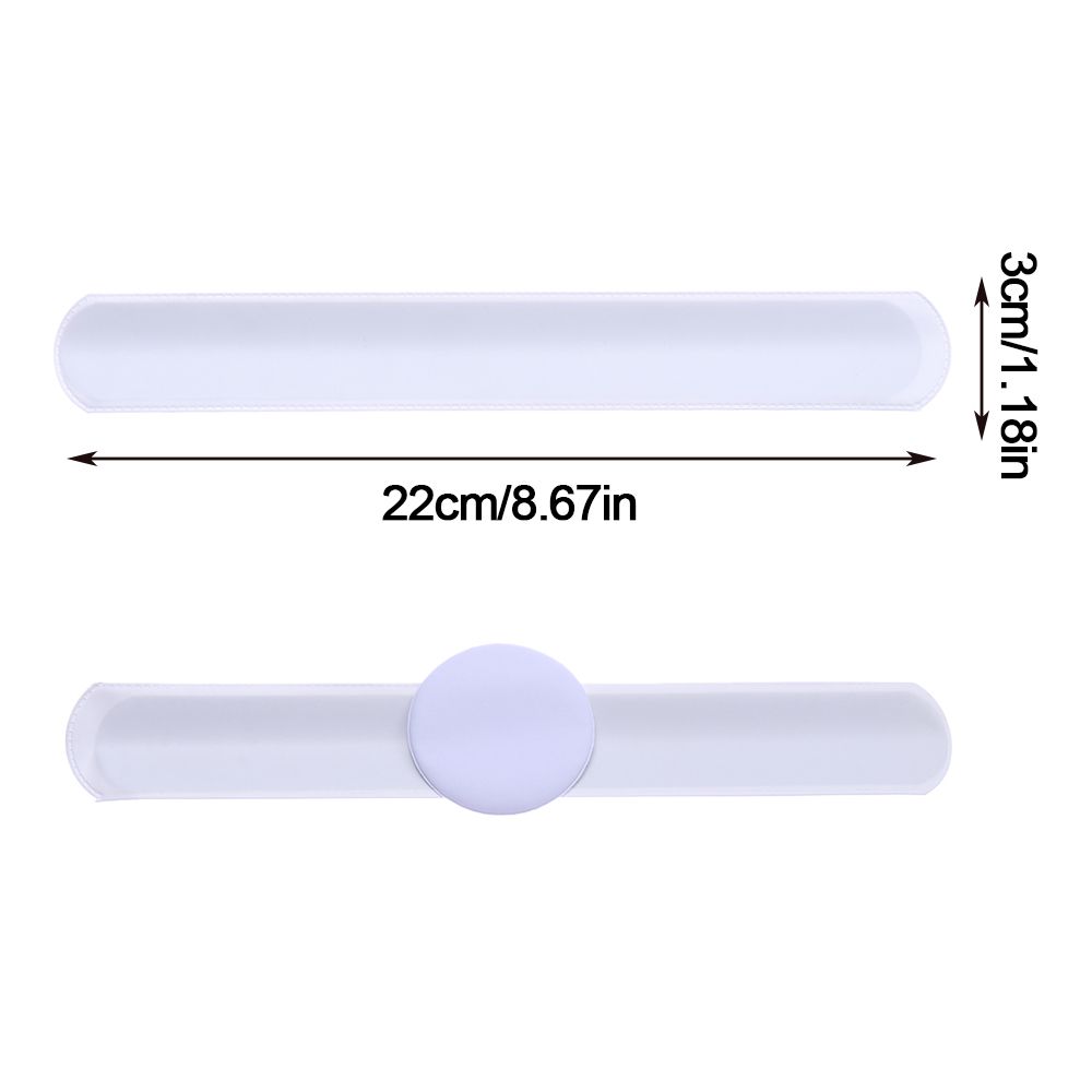 Живопись Ручная работа Рождество Хэллоуин Многоразовые записываемые водонепроницаемые браслеты Пустые браслеты слэп