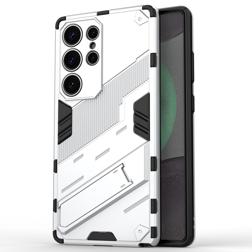 Чехол для Samsung Galaxy S25 Ultra из ПК+ТПУ, противоударный чехол для телефона с подставкой