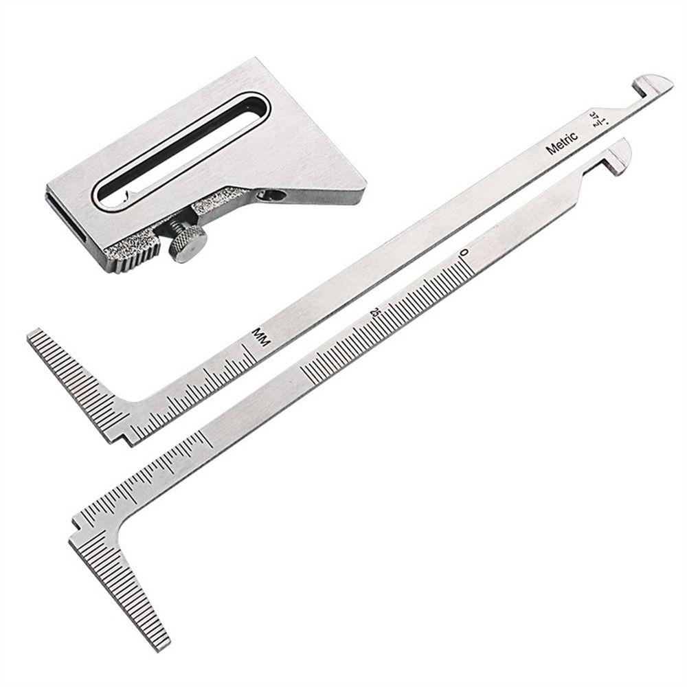 Калибр трубы из нержавеющей стали Дюймовый и метрический калибр Тест локтевого сварщика Осмотр манометра сварного шва