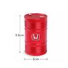 IYXI7 Aluminum Alloy Car Home Ashtray Oil Drum Shape Smoke Ash Holder For Honda Fit Civic Accord 7 8 9 10 Pilot City Jazz CRV HRV