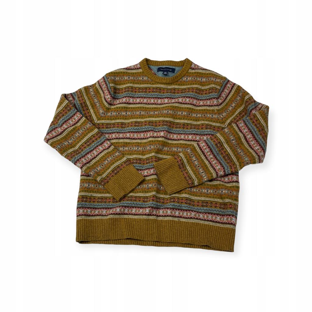 Sweterek męski długi rękaw TOMMY HILFIGER L - Used