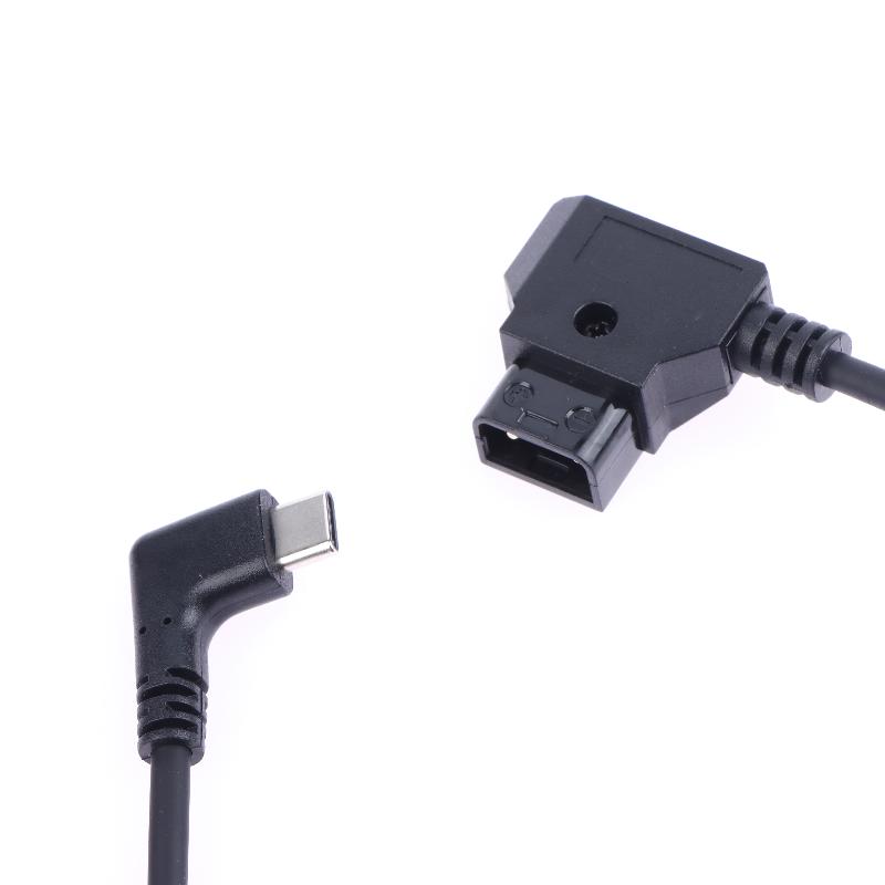 D Tap Input Type C Output Power Cable for LED Lights Quick Charge Adapter for V Mount Battery Equipment