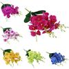 Silk Artificial Butterfly Orchid Flowers Wedding Home Table Decoration Purple Phalaenopsis Fake Bouquet Centerpieces Accessories