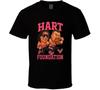 Футболка унисекс с карикатурой на легенду ретро-рестлинга, команда The Hart Foundation
