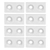10Pcs Aluminum Alloy End Cover Double Holes Cover Plate for  s Frame CNC Machines