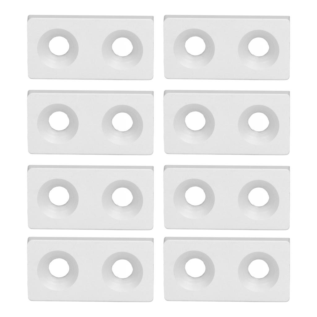 10Pcs Aluminum Alloy End Cover Double Holes Cover Plate for s Frame CNC Machines