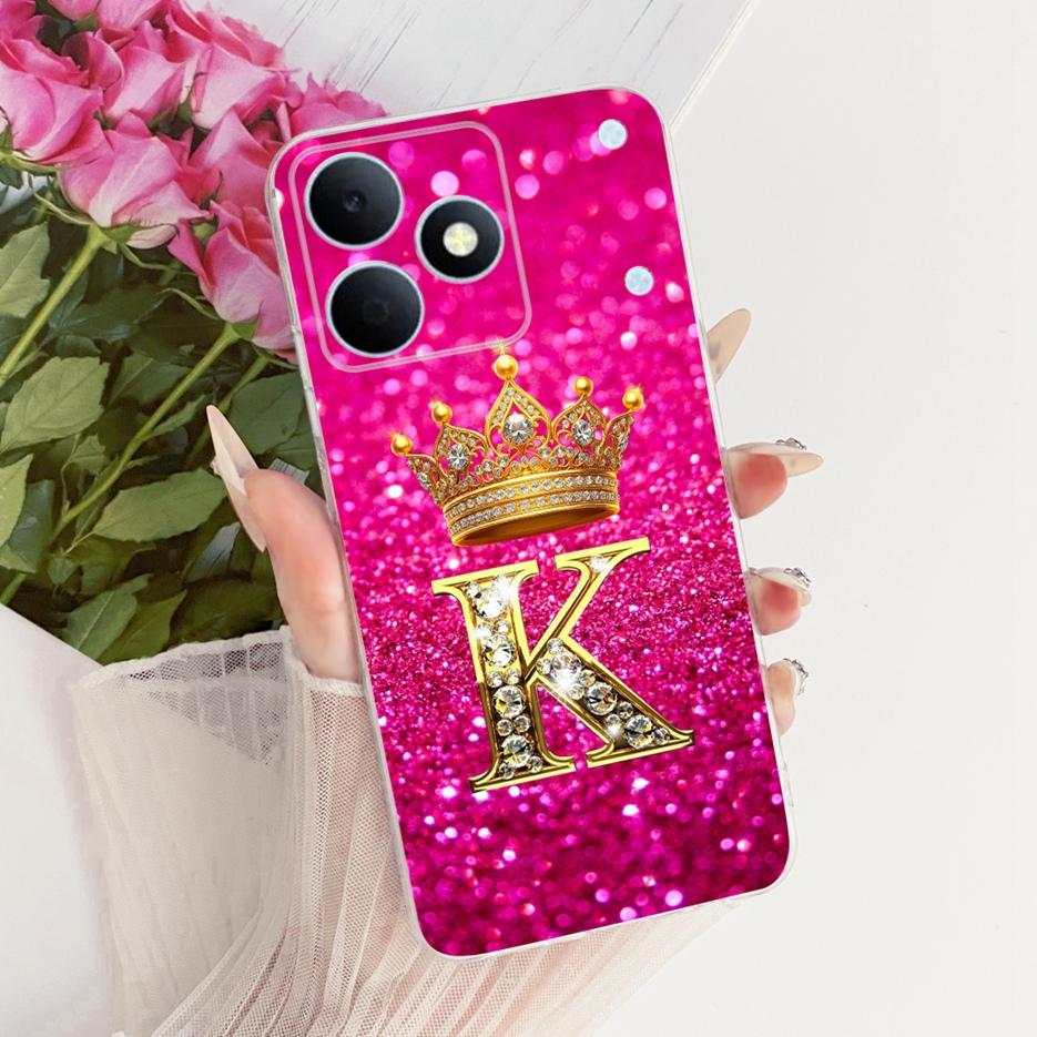 For Realme Note 80 Case RMX5388 New Luxury Letters Cover 6.74'' Soft Silicone Phone Case For Realme Note 80 Note80 Fundas Bumper
