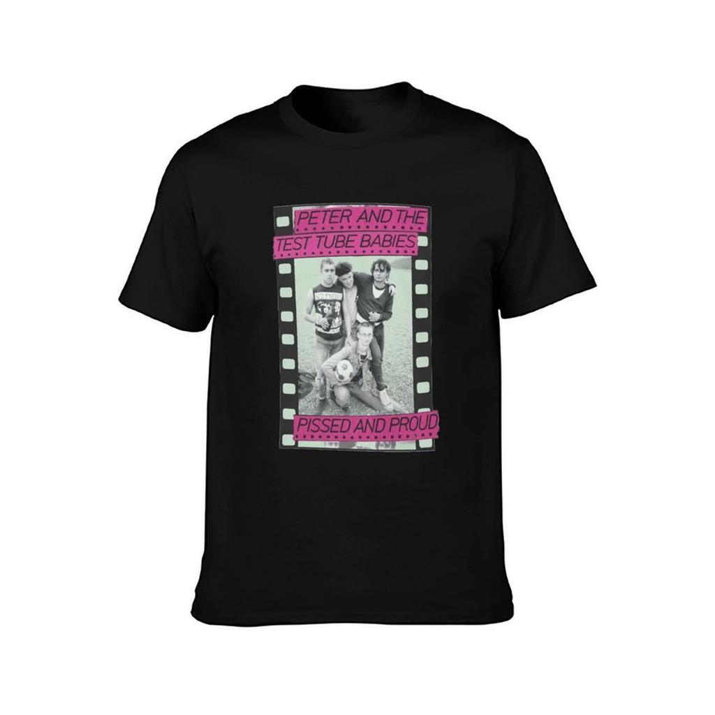 Peter and The Test Tube Babies 'Pissed and Proud' (Black) T Shirt ! L