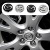 56MM Car Wheel Center Cap Logo Hub Cover Badge Sticker Accessories For Mazda Axela Demio Atenza CX5 CX3 CX7 CX30 CX60 CX9 MX5 MS