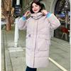 New Style Loose Fit Cotton Jacket with Hooded Women's Winter Thickened Patchwork Coat