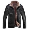 Men Casual Slim Fit Warm Travel Coats Jacket Winter Mens Clothing Fur Sheep Leather Long Sleeve Oversize