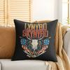Lynyrd SSkynyrd Рок-группа Крутая Наволочка Шелковистый Короткий Плюш Невидимая Молния Пылезащитная Наволочка для Подушки на Диван для Домашнего Декора