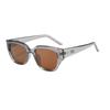 New gm square sunglasses women's fashion plain face and thin anti-ultraviolet sunshade men's driving sunglasses tide
