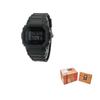 Серия G-Shock классический ретро маленький квадратный ЖК-дисплей обратный дисплей ударопрочный водонепроницаемый механизм кварцевый механизм полимерный ремешок DW-5600BB-1JF