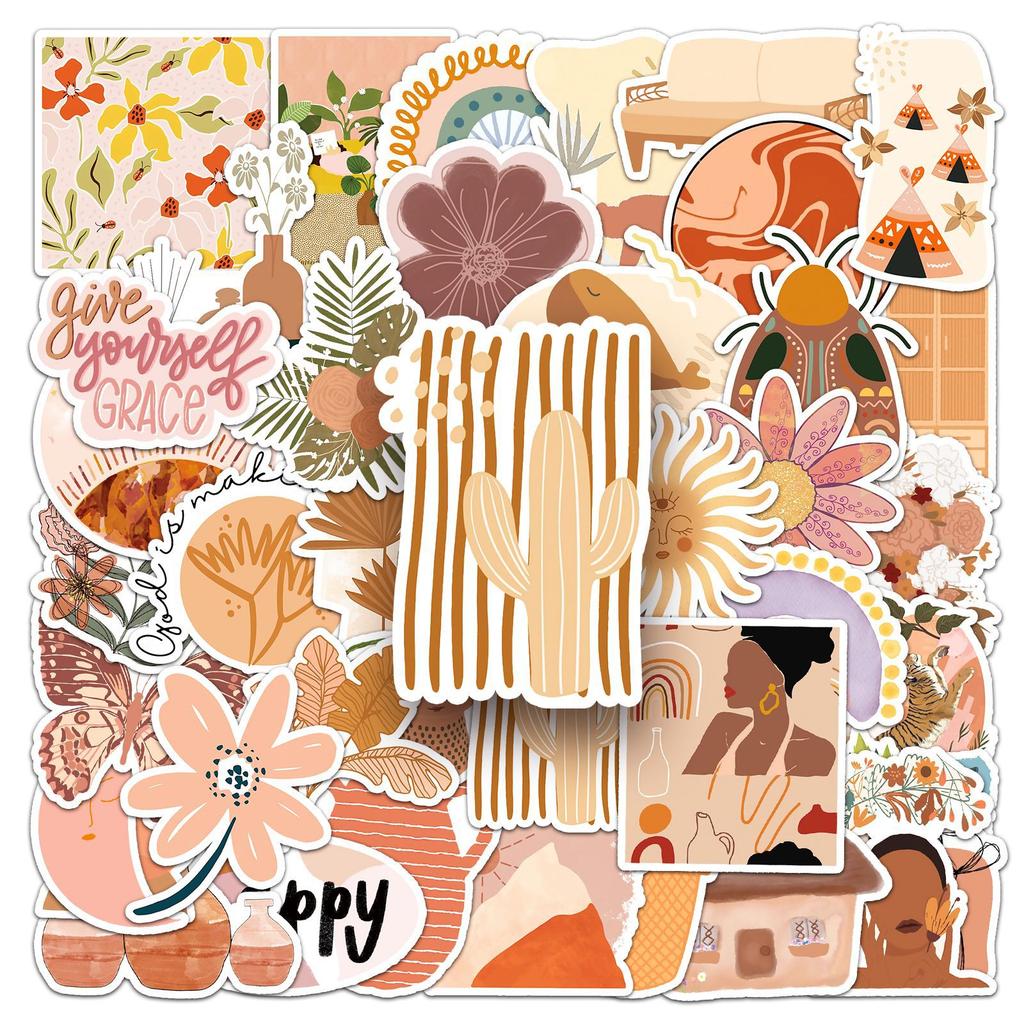 50 Граффити-наклеек для Новичков DIY Наклейки для Скейтборда, Чехла для Телефона, Чемодана Водонепроницаемые