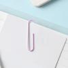 70 Pcs 50mm Length Paper Clips Pink/ Purple/ Green Metal Paper Clips Portable Paper Clips  Office