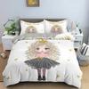 Комплект постельного белья Makeup Gril Fastion Cartoon Duvet Cover Bedroom Beder Covers Twin King Size Quilt Cover Home Textile