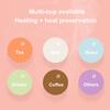 Мини-портативная USB-подогреватель чашек, 3 шестерни, кофейная кружка, нагревательная подставка, умная термостатическая плита, грелка с молоком, чаем, водой, нагреватель