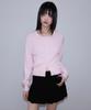 Rose Franz Double Buckle Pleat Mini Skirt [Black]
