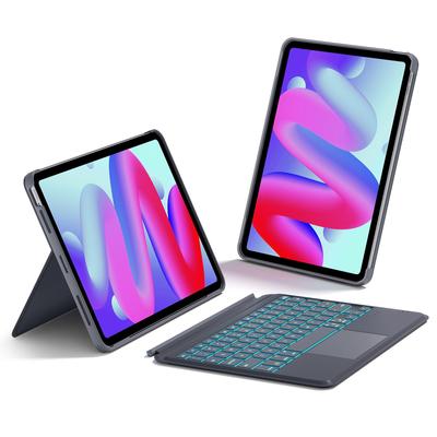 Чехол-клавиатура Inateck, совместимый с iPad Air 11-дюймового поколения, iPad Pro 11-дюймового поколения, подсветка со съемной клавиатурой и трекпадом KB04111