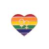 1Pc Small Pride Rainbow Flag Tinplate Badge Support Gay Lesbian Bisexual Transgender Symbol Pin Icons Brooch Jewelry Accessories