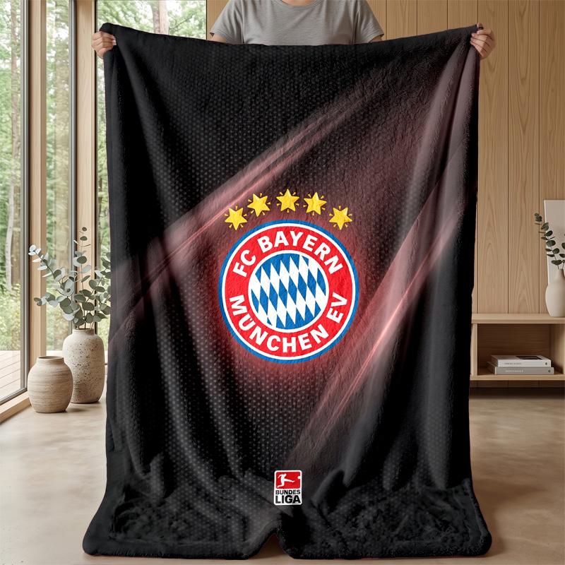Bayern Munich Soft Flannel Fleece Blanket Lightweight Cozy Warm Throw Blanket For Sofa Bed Home Decor