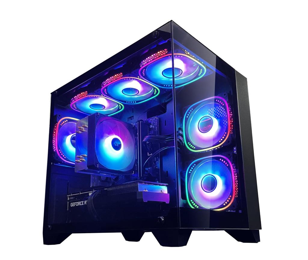 Игровой ПК Ryzen 7 5700X RTX4060Ti Память 16 ГБ NVMe SSD 1 ТБ Windows11Pro WPS Office Mini Tower Настольный компьютер GDDR6 G6 [NEWLEAGUE] / / / / /