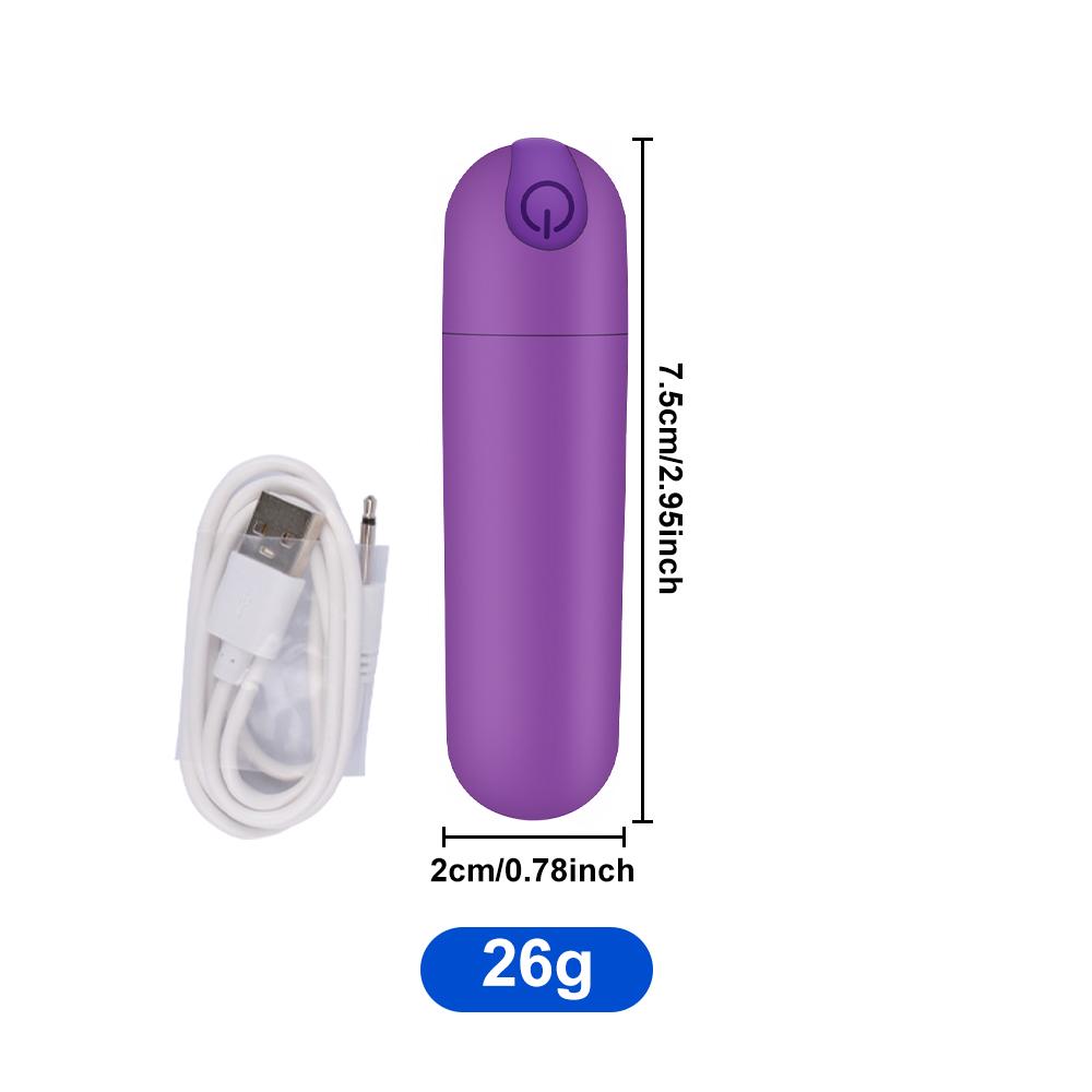 Powerful USB Charge Mini Bullet 10Vibrator Adult Sex Toys Women Clitoral Stimulator Vaginal G Spot Vibrators Erotic Masturbation