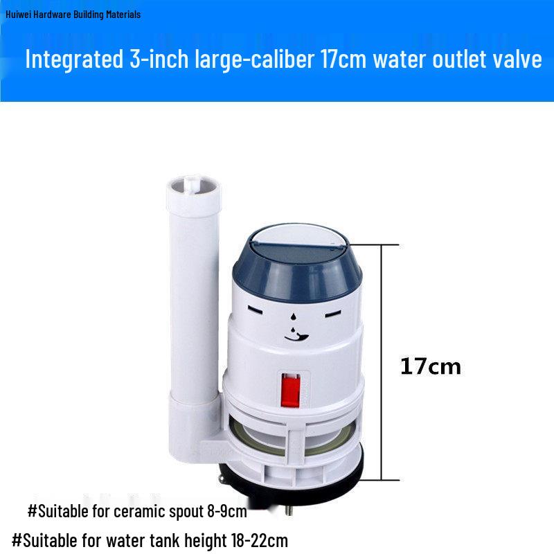 3-Inch Flush Valve: Dual/Single Push Toilet Flushing Mechanism
