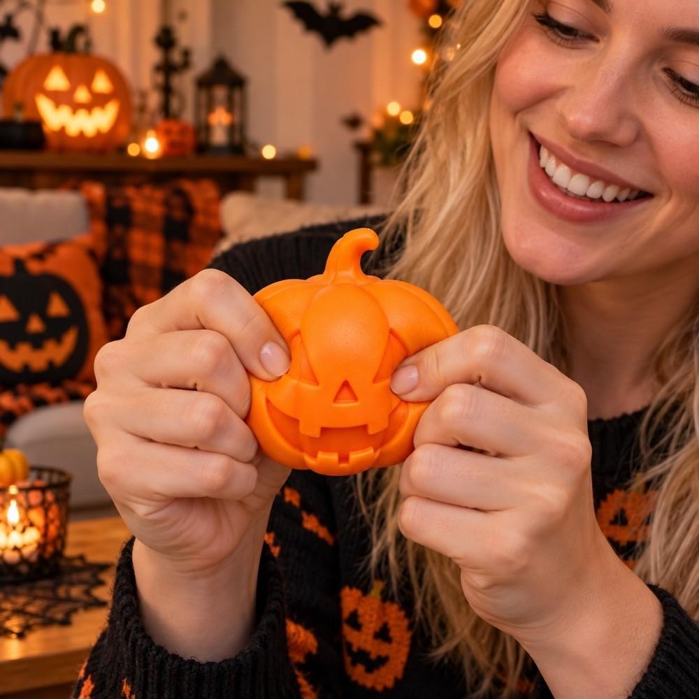 Anxiety Relief Pumpkin Squeeze Toy Crunchy Handmade Ball Office Desk Toy
