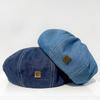 Temperament Beret Hat For Women Autumn New Cotton Denim Large Size Berets Cap Fashion Artist Hat Flaky Clouds Caps Pumpkin Hat