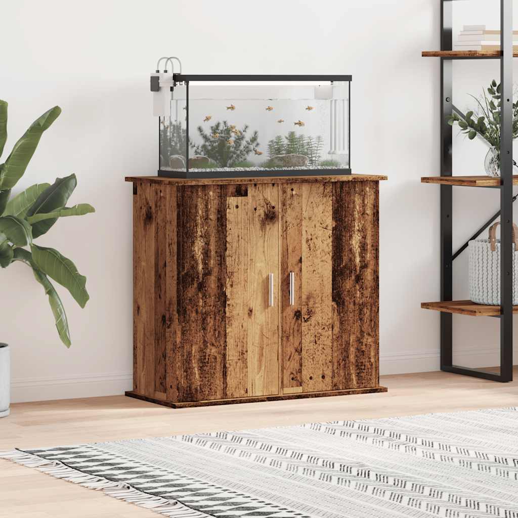 Vidaxl Тумба под аквариум, Старое дерево, 81x36x73 см