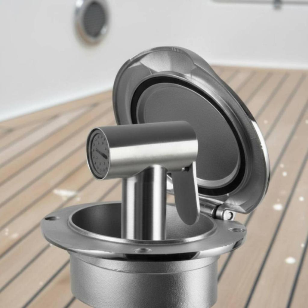 Recessed Stern Shower Kit Flush Mount Stern Shower Pressurized Spray for Outdoor