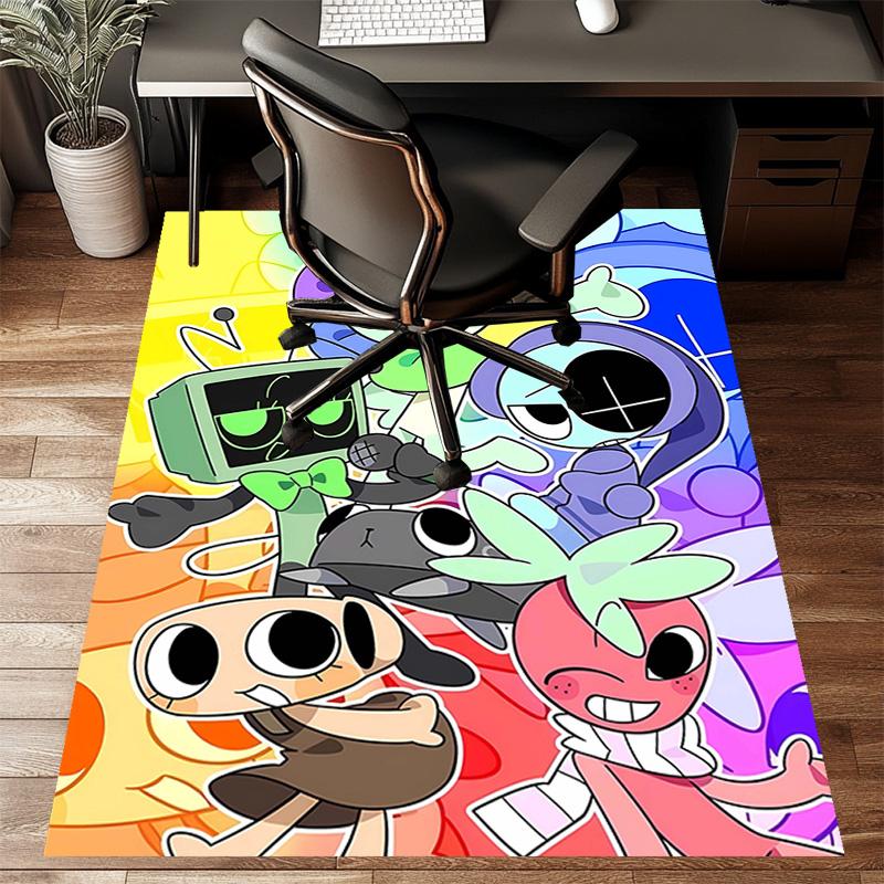 1pc SPRUNKI7 Design Printed Area Rug Carpet for Bedroom Living Room Home Decor Rugs Mat Non Slip Mat Rug for Bedside