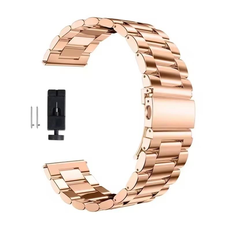 22 мм 20 мм Металлический ремешок для Samsung Galaxy Watch 7 6 5 4 40 мм 44 мм 46 мм 5Pro 45 мм Ремешок из нержавеющей стали для Amazfit Bip Huawei GT4.