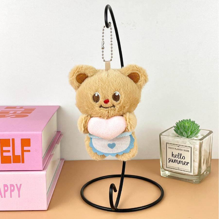 Plushie Bear Butter Keychain With Soft Pp Cotton For Valentines Gift Day