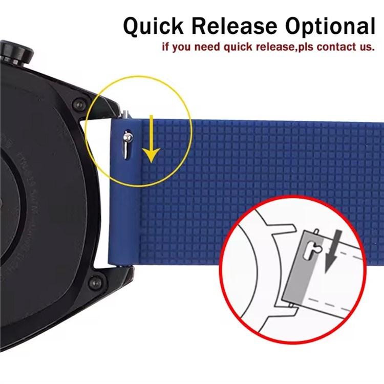 For Garmin Venu 3S Venu 2S Mini Watch Strap Replacement 18 mm Sports Style Silicone Watchband with Black Buckle