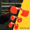 Rooster Anti-Pecking Glasses – Medium/Large Chicken Eye Masks, Pheasant Protection, Chicken Raising Supplies