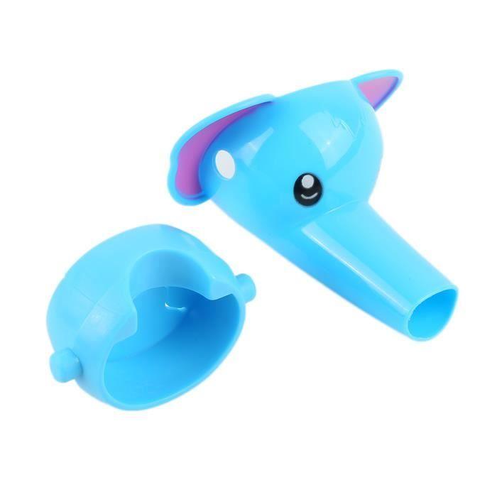 NOVA - Faucet Extender - Bathroom Kitchen Cartoon Animals Children Safe - Blue