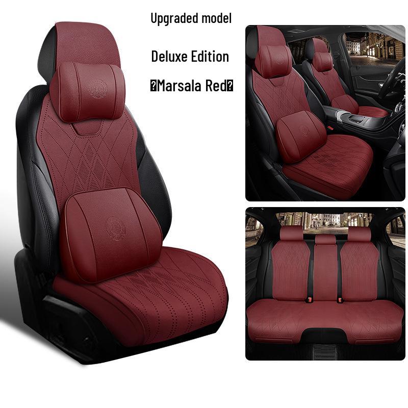 Чехлы на сиденья Geely Binyue CVT/DCT - Версии Super Energy и Dragon Soaring; Кожаные подушки.