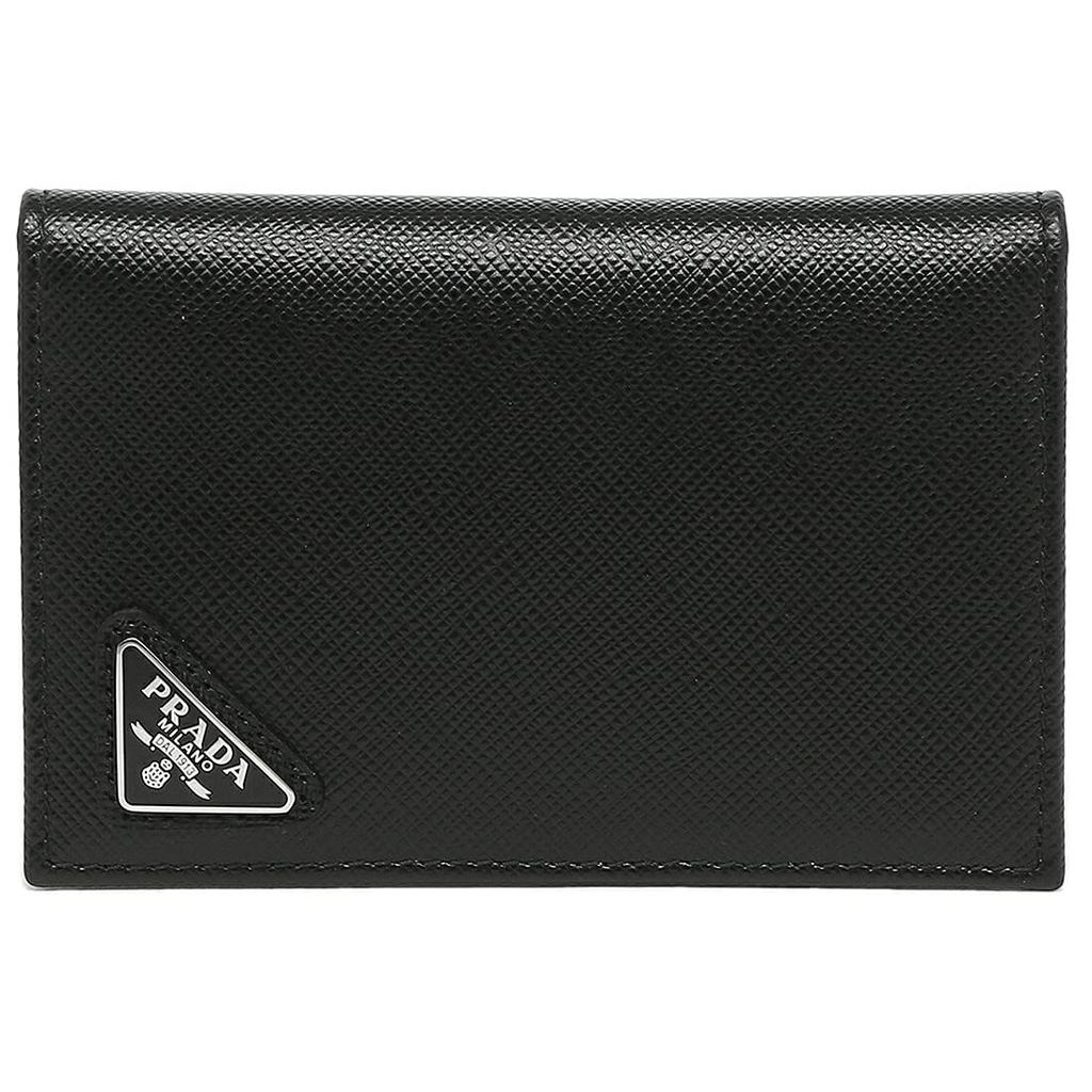 Card Case Business Card Holder Saffiano Triangolo 2MC101 2PP68T QHH QME ZLP 2DKW 053 SAFFIANO TRIANGOLO Black [Prada] Men's (1) NERO(F0002) [Item]