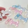Cute Dog Bone Pendant Key Chain Lovely Keyring For Women Girl Bag Pendant Decorations Accessories