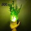 Realistic Fireball Accessory Floating Prop, LED Glowing Flame Halloween Handheld Prop for Cosplay, Lighted Decor Battery Powered Stage Light