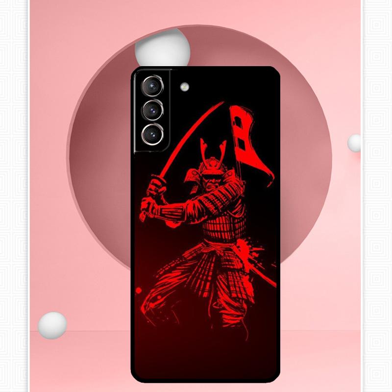 Samurai Mask Demon Case For Samsung Galaxy S24 S23 Ultra S22 S20 FE S21 FE Note 10 20 S8 S9 S10 Plus Cover