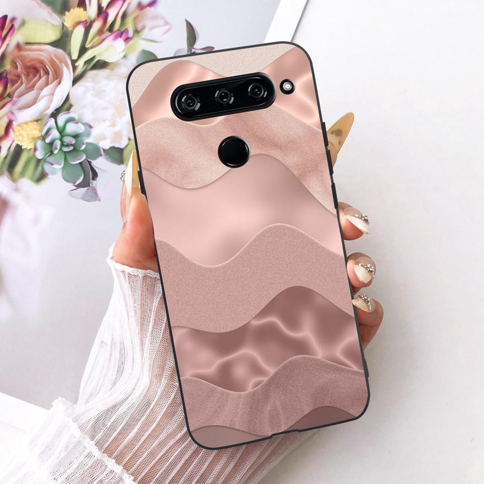 Чехол для телефона для LG V40 ThinQ Чехол Эстетичный Милый Модный Забавный Расписной Корпус для LG V40 ThinQ V405 LM-V405 LM-V409N