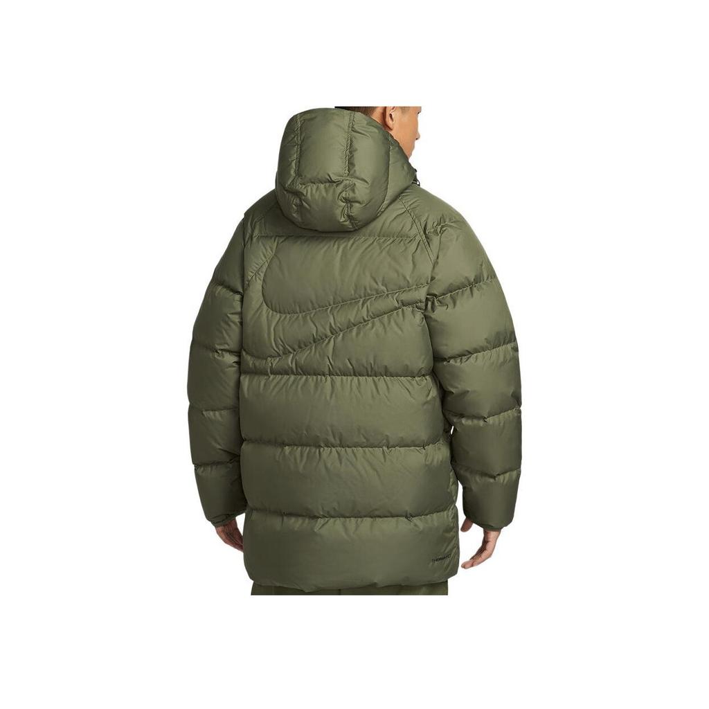 Nike FW25 Пуховик с капюшоном на молнии Удобный Простой Мужская верхняя одежда IH2378222
